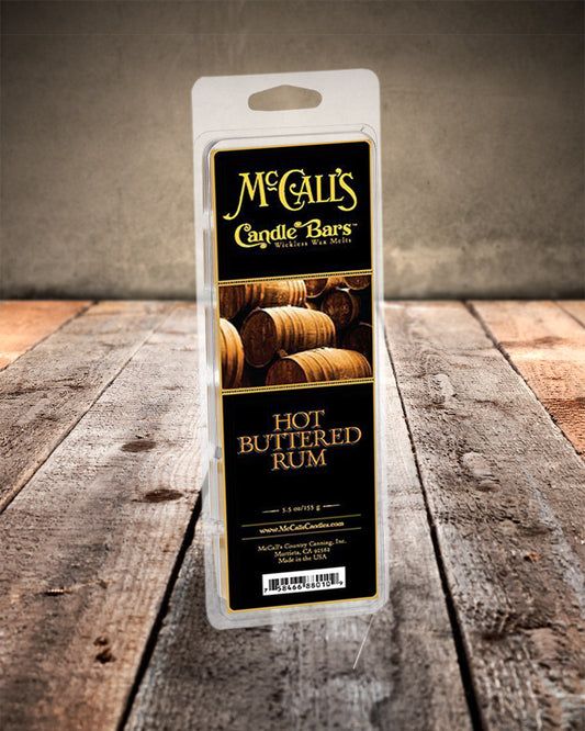 HOT BUTTERED RUM Candle Bars-5.5 oz Pack