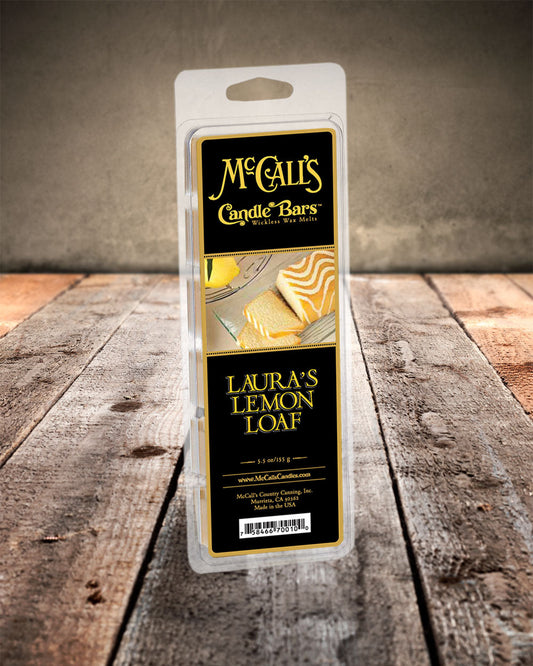 LAURA'S LEMON LOAF Candle Bars-5.5 oz Pack