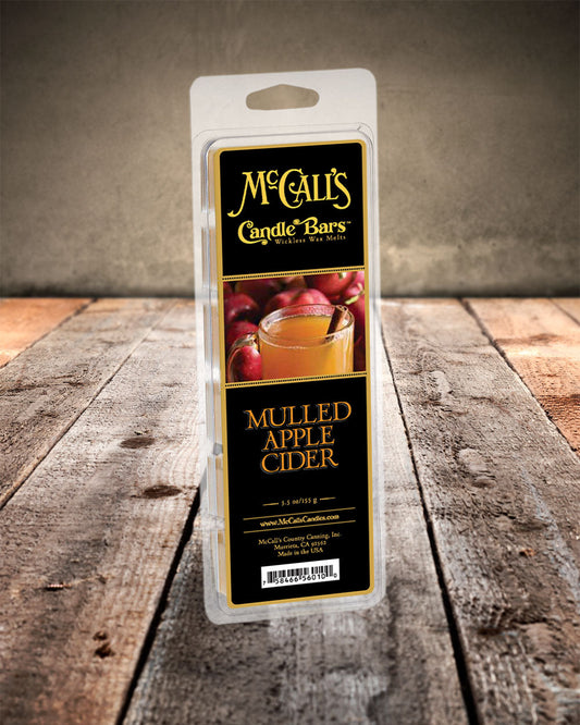 MULLED APPLE CIDER Candle Bars-5.5 oz Pack