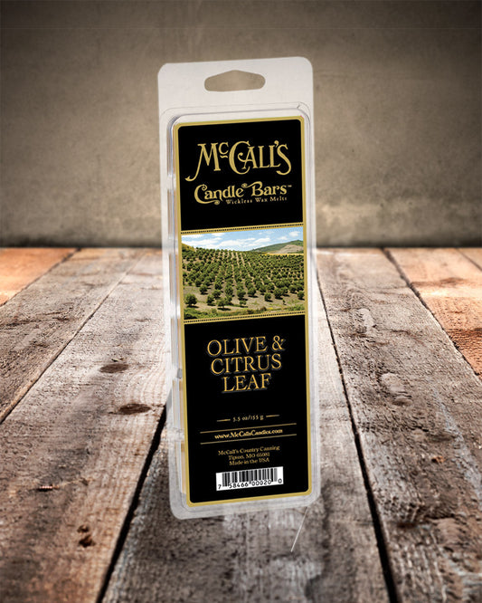 OLIVE & CITRUS LEAF Candle Bars-5.5 oz Pack