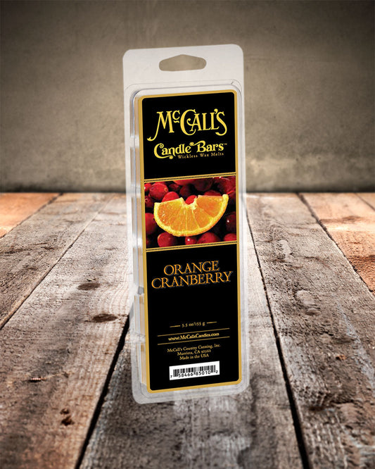 ORANGE CRANBERRY Candle Bars-5.5 oz Pack