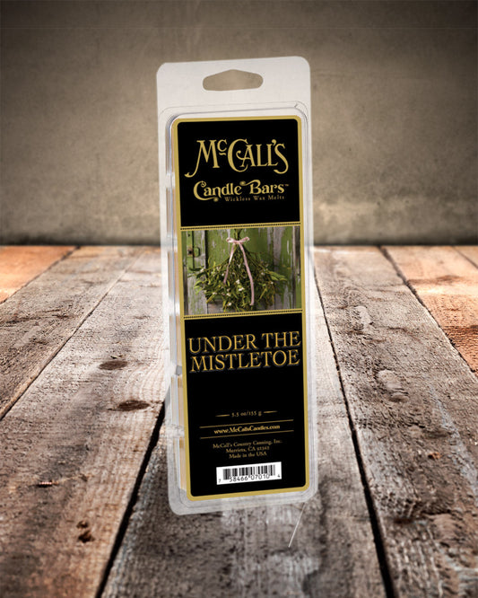 UNDER THE MISTLETOE Candle Bars-5.5 oz Pack